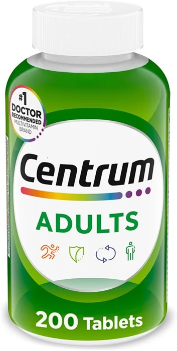 Centrum Adults multivitamin tablets, 200-count bottle